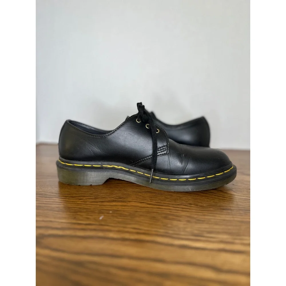 Dr. Martens 1461 Vegan Felix Oxford Shoes Black Matte Mens 7 Womens‎ 8 14046